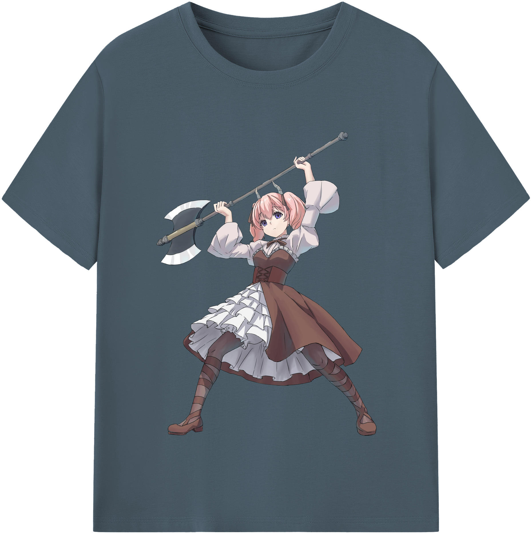 （画像用） 葬送のフリーレン Frieren 綿100％半袖Tシャツ（フロントプリント）